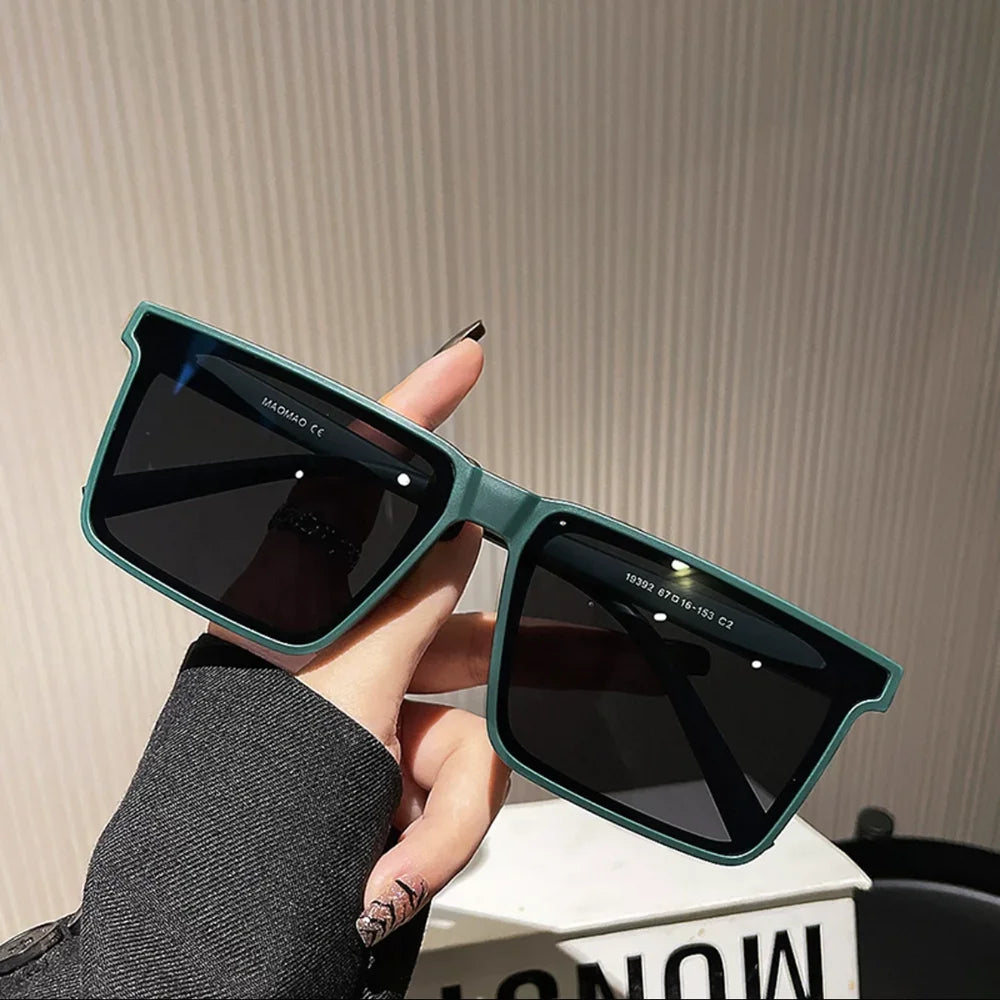 Vazrobe 160 mm oversized solbriller til mænd, polariserede, sorte solbriller til mænd, unisex, store, med bred ramme, XXL-størrelse