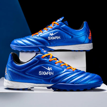 Double Star Herren-Fußballschuhe aus echtem TF-Turf, für Grundschüler, Jugendliche, Erwachsene & Kinder, professionelles Training und