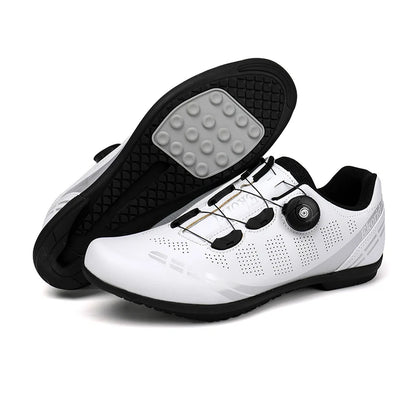 Men Cycling Shoes Road Bikes Women Racing Competition Self-Locking Speed Cycling Sports Shoes Women Spd Cleats Cycling Shoes