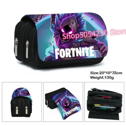 Fortnited 3PCS Backpack for Boys Victory Game 16 Inch Water Resistant Preschool Knapsack Cool Elementary School Backpacks