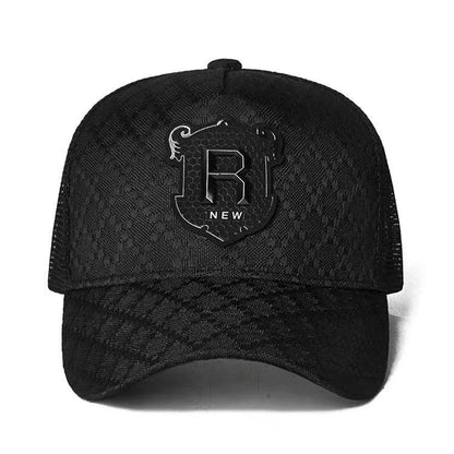 Șepci de baseball unisex cu broderie literă „R”, pentru primăvară-vară, în aer liber, reglabile, casual, cu protecție solară, șepci sportive