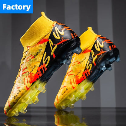 Chaussures de football professionnelles pour hommes, crampons de football FG ultralégers, baskets d'entraînement de football, chaussures de sport d'extérieur