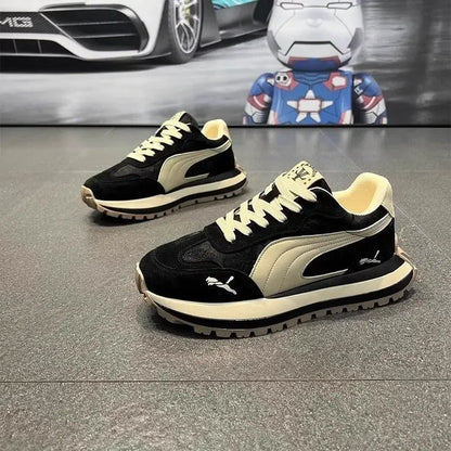 Casual Men's Sports Shoes Summer Casual Thick-Soled Men's Shoes Soft and Comfortable Non-Slip Outdoor Fashion Sneakers