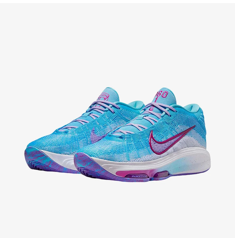 Ténis de basquetebol de treino Nike genuínos novos para homem, low-top, almofadados e resistentes ao desgaste HJ7677-900