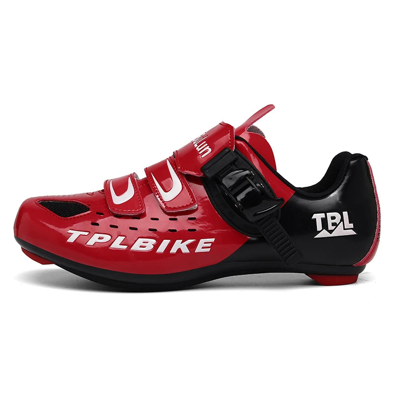 New Men’s and Women’s Bicycle Shoes Outdoor Cycling Shoes with Three Functional Soles Professional Training Shoes