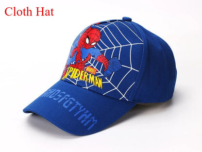 Marvel Anime figurka Spider-Man kreslená baseballová čepice bavlna polyester čepice s kšiltem pro chlapce a dívky čepice a doplňky k hlavě dětský dárek k narozeninám