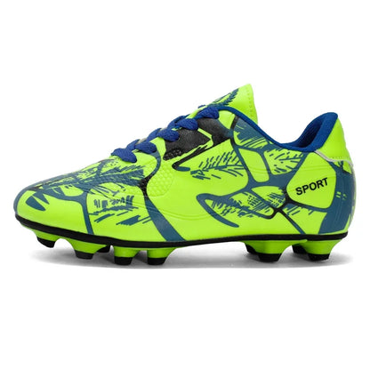 Chaussures de Football pour enfants, chaussures de Football pour garçons, Futsal, baskets d'intérieur rapides, crampons originaux, bottes de Football