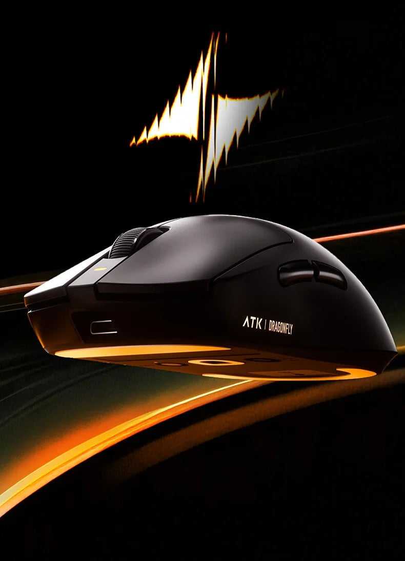 Mouse Gaming Wireless ATK A9 Plus A9/A9 SE/A9 Pro Tri-Mode 8K, Leggero, A9 Ultimate per E-sport e PC, Regalo Personalizzato