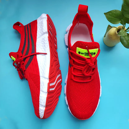 Modne, oddychające, codzienne męskie buty sportowe na wiosnę i jesień – Tenis Masculino, Zapatillas Hombre, modne buty do biegania