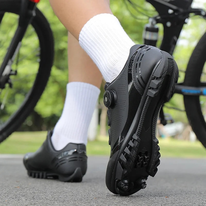 Men's Mountain Bike Shoes MTB,Breathable,Non-Slip,High Hardness,Suitable For Outdoor Road Racing,Mountain Off-Road Riding 37-46