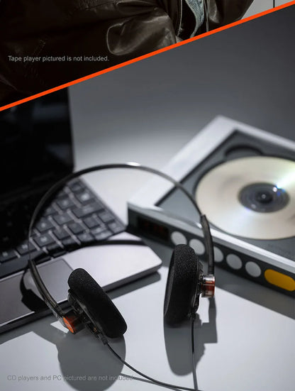 MOONDROP OLD FASHIONED On-Ear Headphone 40mm large dynamic driver 0.78-2pin 3.5mm Plug