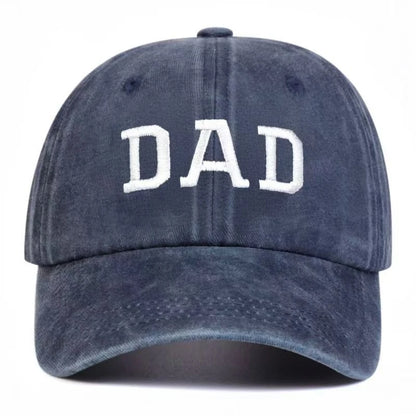 2PCS Unisex DAD MOM Letter Embroidery Wash Baseball Caps Spring and Autumn Outdoor Adjustable Casual Hats Sunscreen Hat