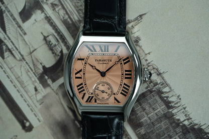 FARASUTE New Classic Hangzhou Customized Movement Manual Mechanical Watch Men Sapphire Crystal Small Second 50m Waterproof reloj
