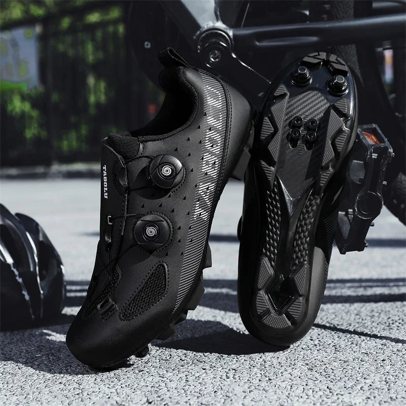 Cycling Sneaker MTB Men Sport Road Bike Boots Flat Racing Speed Sneakers Trail Mountain Bicycle Footwear Spd Pedal Cycling Shoes