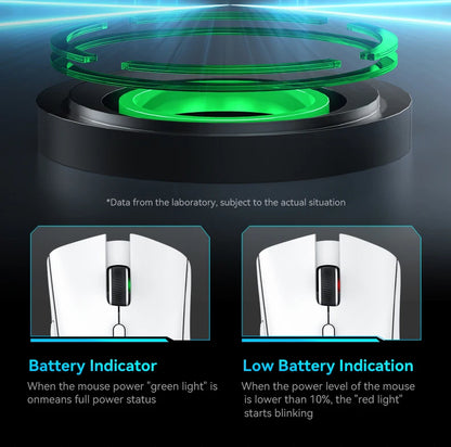 Attack Shark R1 Wireless Mouse Bluetooth Gaming Mouse,Viral Mouse Reviewed by Influencers PAW3311 Sensor,1000Hz Return-rate