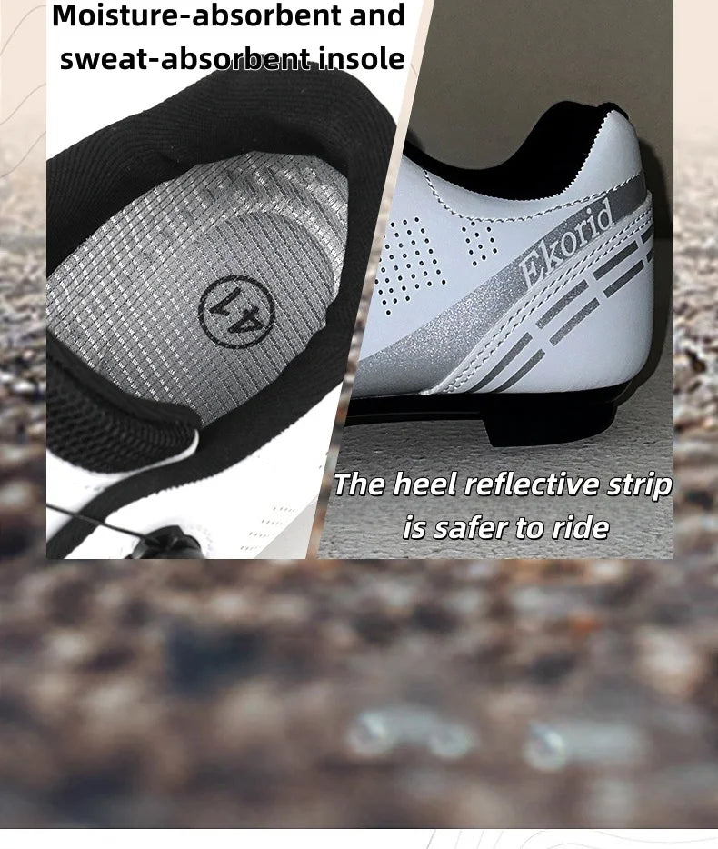 Men's Mountain Bike Shoes MTB,Breathable,Non-Slip,High Hardness,Suitable For Outdoor Road Racing,Mountain Off-Road Riding 37-46