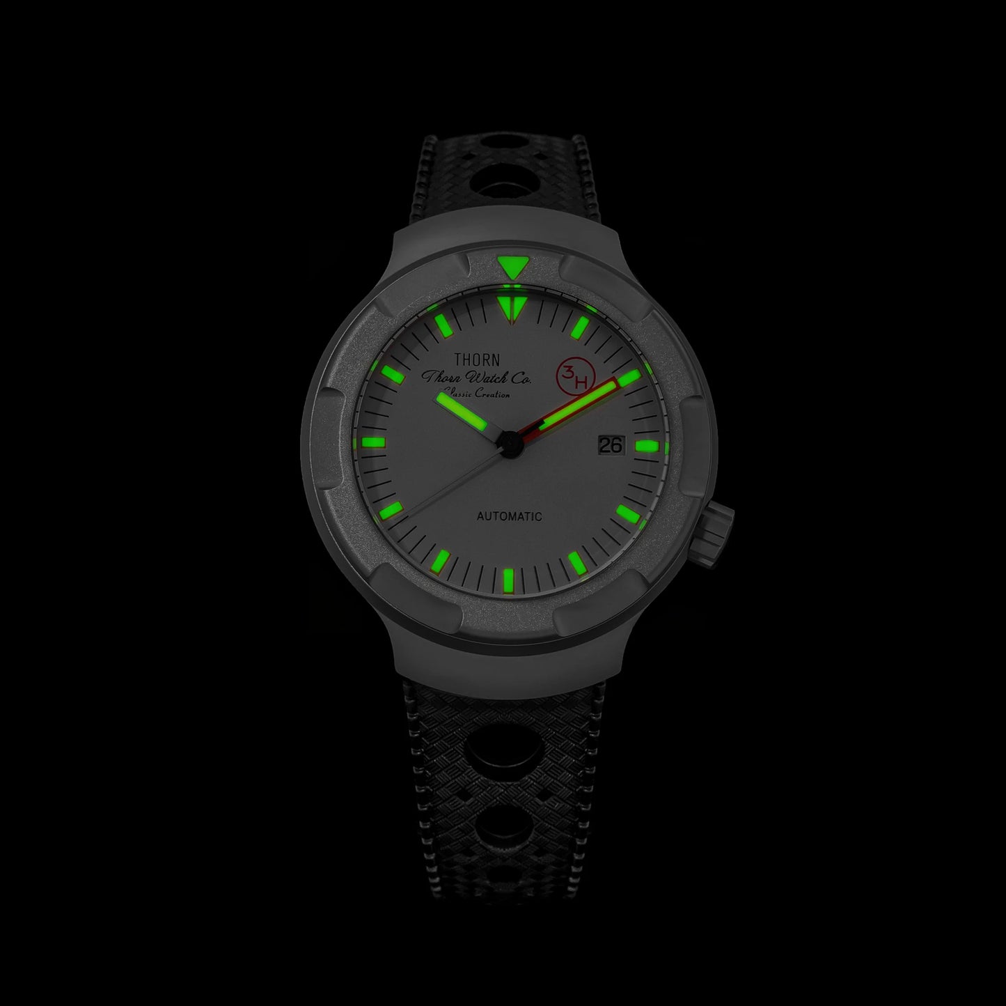 THORN T011 Men Titanium Watch PT5000 Automatic Movement Mechanical Tribute Vintage Watches Sapphire Luminous 10Bar Waterproof
