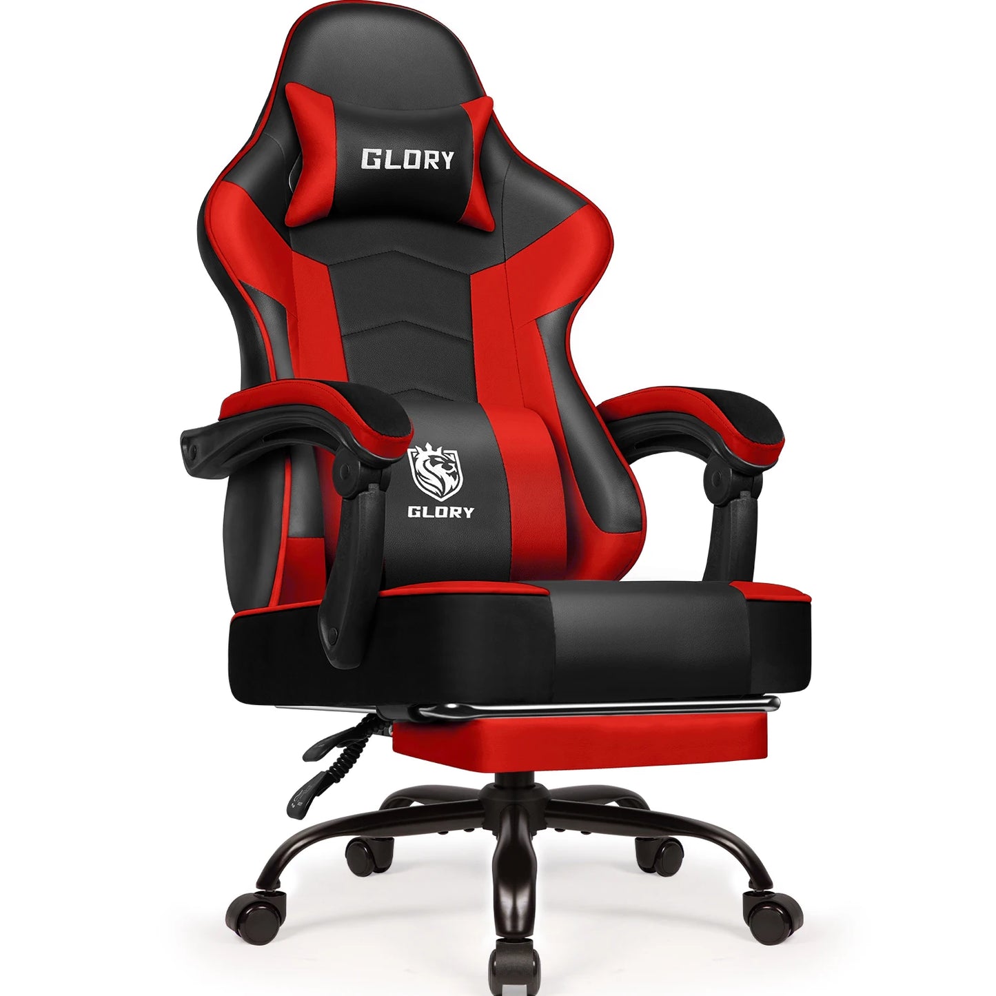AUTHMIC Gaming Chair Ergonomic Reclining Office Chair with Adjustable Lumbar Support & Headrest  High-Back PC Gamer Adults Teen