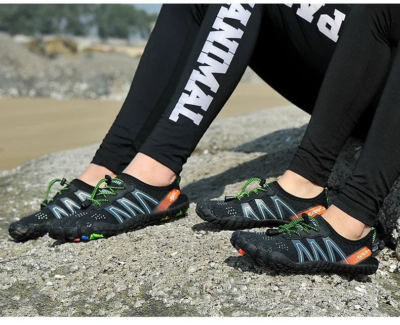 Men Wading Shoes Women Swimming Shoes Sneakers Barefoot Beach Sandals Upstream Aqua Shoes Quick-Dry Sea Diving Gym Water Shoes