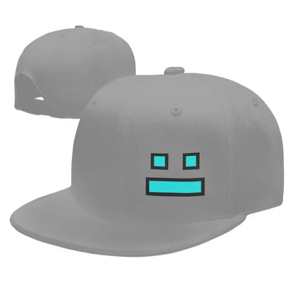 Videoigra Geometry Dash: bejzbolske kapice Snapback za moške in ženske, nastavljive kapice, hip-hop bejzbolske kapice, casquette
