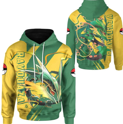 New Pokémon Pikachu Children Printed Top cosplay Hooded Fashion Trendy Casual Long-sleeved Pullover Sweatshirt Birthday Gift