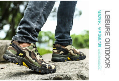 Casual Shoes Men Summer Outdoor Sneakers Women Footwear Trainer Waterproof Camouflage Army Shoe Male Military Shoes Tenis Jeans