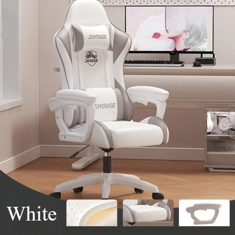 Support arrière pour ordinateur chaises de bureau Design ergonomique Support arrière au sol chaises de bureau fauteuil pivotant Silla meubles de jeu