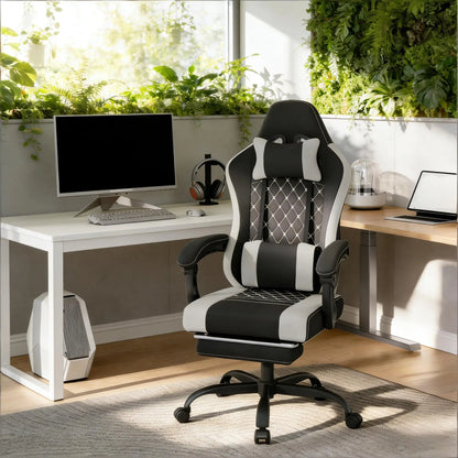 Swivel Office Chair, Ergonomic Computer Chair, Massage Gaming Chair (Office Chair Only)