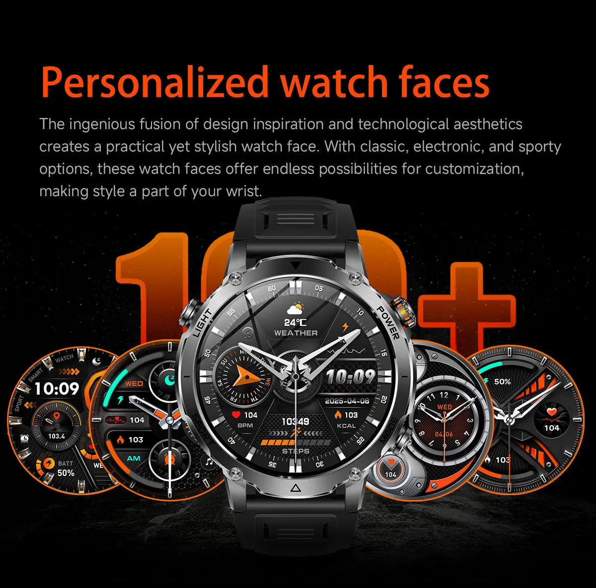 2026 TANK Ultra New 1400mAh Big Battery Smart Watch Men GPS path Sport Flashlight BT Call Waterproof Outdoor Military Smartwatch