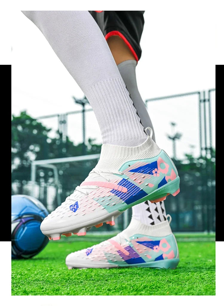 Nouvelles chaussures de football professionnelles pour hommes, crampons de football de société, chaussures de football d'intérieur, bottes d'entraînement originales, chuteira de terrain rapide