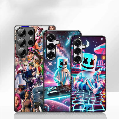 Ovitek z motivom igre F-ForTnites za Samsung Galaxy A07 A13 A12 A23 A42 A50 A51 A52 A53 A70 A71 A72 A21S A04 Note 20 9 8 10