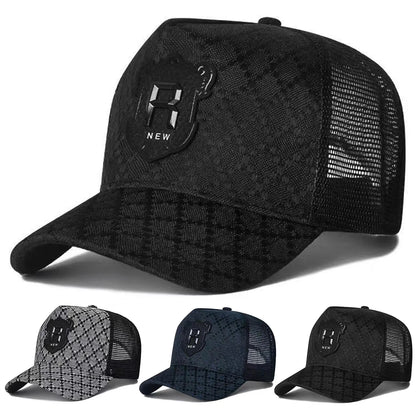 Șepci de baseball unisex cu broderie literă „R”, pentru primăvară-vară, în aer liber, reglabile, casual, cu protecție solară, șepci sportive