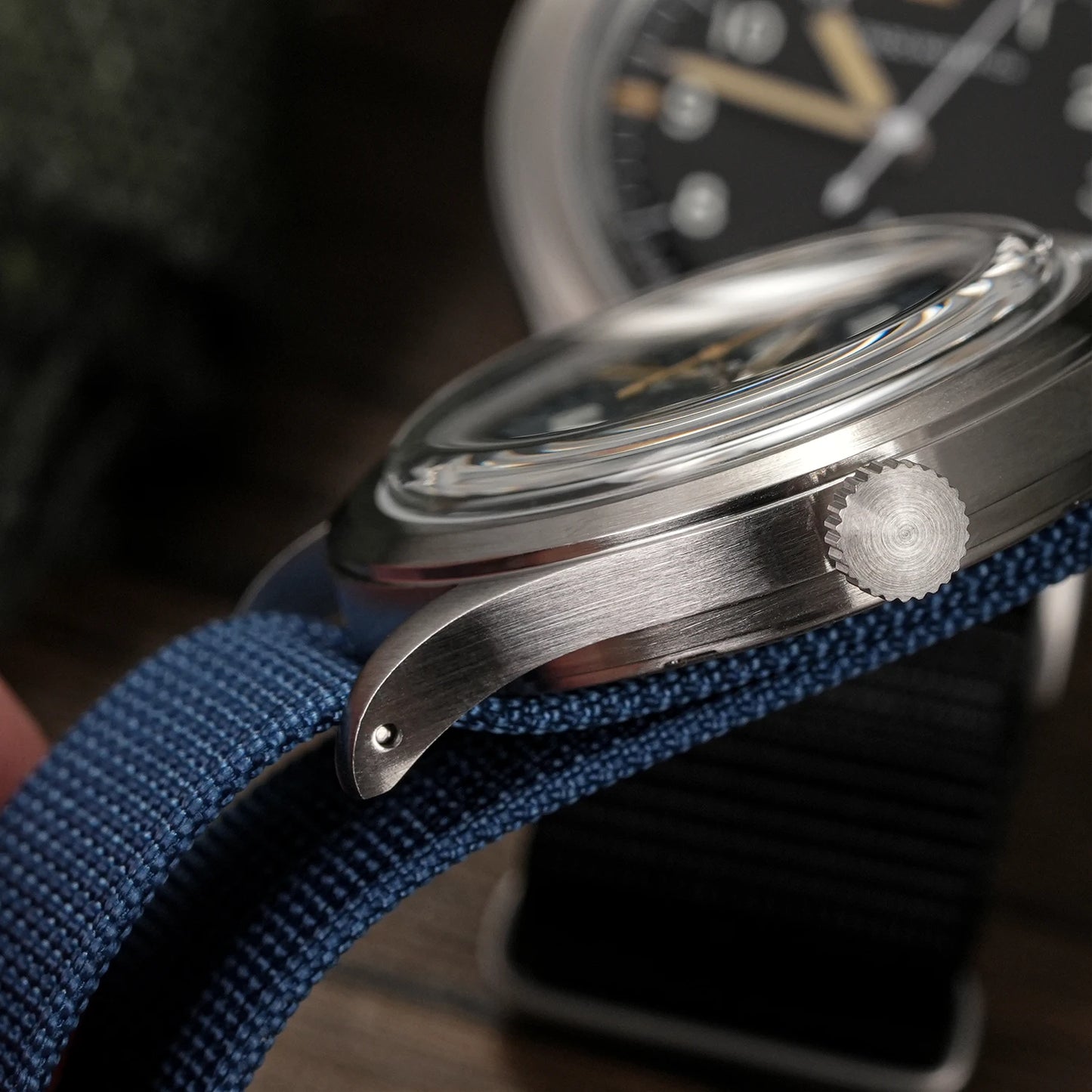 Militado ML14 Quartz Watch Cream Dial VH31/VH65 Sweep Movement Bubble K1/ Sapphire Luminous 36Mm Vintage Watches 100M Waterproof