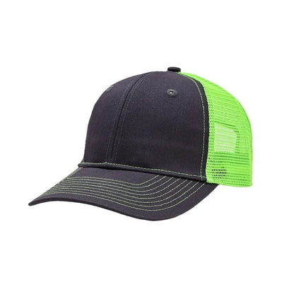Sunshade soft top Richardson truck driver hat slightly curved baseball cap color blocked flat edge duckbill hat