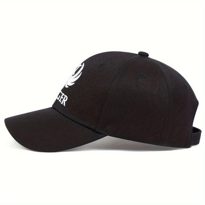 Czapki baseballowe unisex RUGER z haftem literowym – wiosenne i jesienne czapki na świeżym powietrzu, regulowane czapki codzienne, czapki chroniące przed słońcem, czapki sportowe