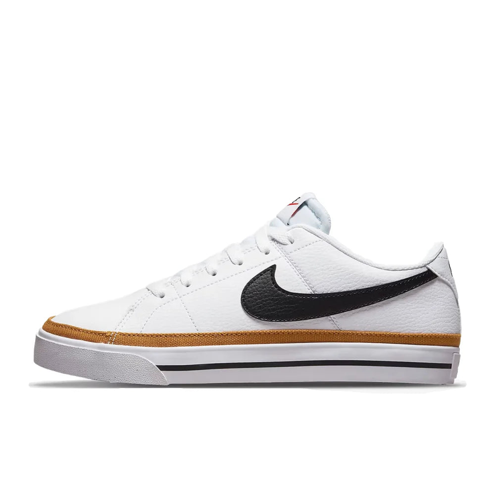 Nike Court Legacy Sneakers Classic Comfort, Cushioning, Slip-Resistant, Durable Casual Everyday Wear CW6539-101
