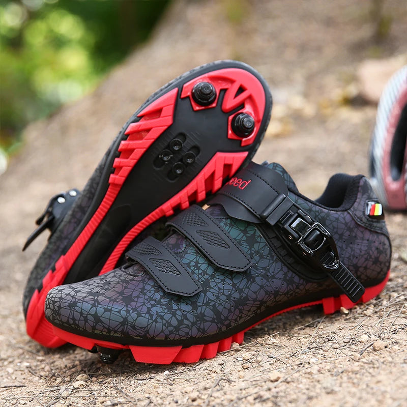 Men Cycling Shoes Road Bike Sneaker Cleat Self-Locking Mountain Bike Mtb Shoe Women Road Bicycle Speed Best Spd Bike Shoes