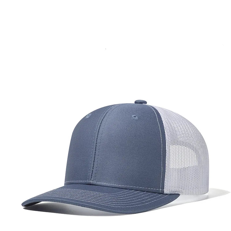 Gorras de camionero de malla en 38 colores para actividades al aire libre, gorras «dad hat» con cierre a presión, gorras de hip hop para hombre y mujer, gorras de béisbol ajustables para niños y niñas