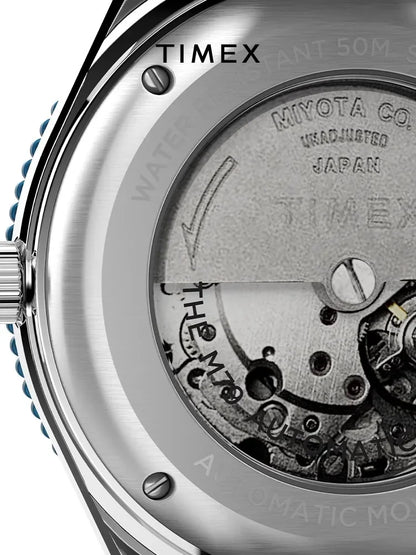 TIMEX Automatic Brand Men's Watch Luxury Leisure Multifunction Watches for Men Calendar  Steel Strip Wristwatch