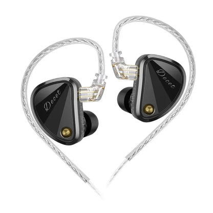 KZ Decet Adjustable Earphones 10 Unit Upgraded Drive Earbuds Hifi Music Replaceable Cable 3D Printing Design 2PIN Cable