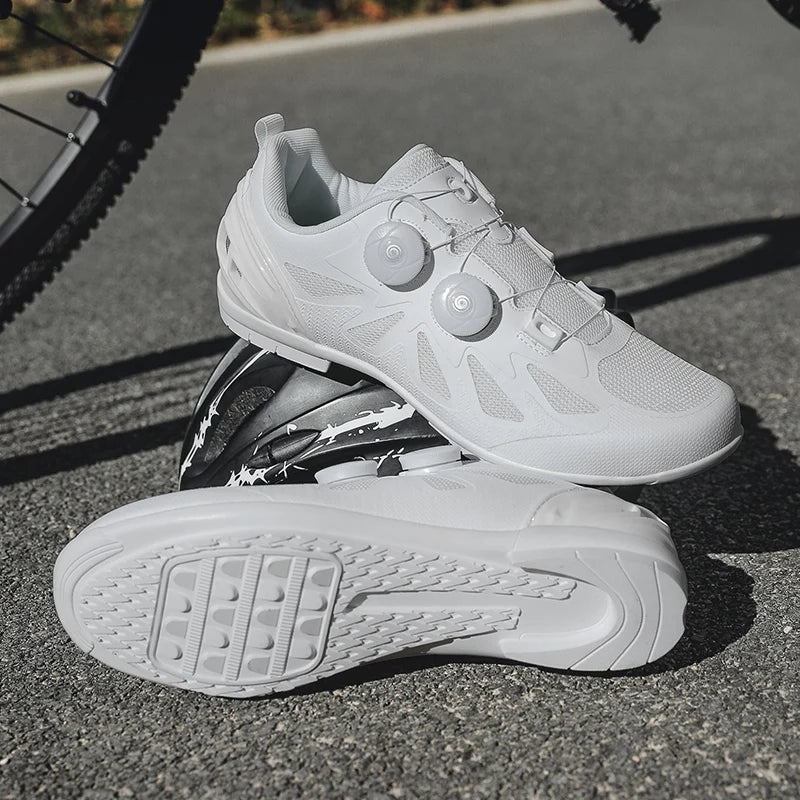 Men Non Locking Mountain Bike Shoes Without Cleats Road Bicycle Rb Speed Non Cleat Cycling Shoes Sneaker Flat Pedal Mtb Women