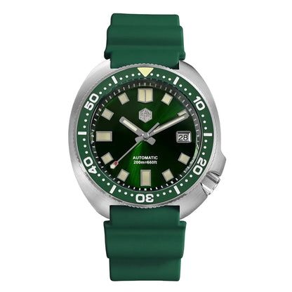 San Martin Turtle Men's Diver Watch 44mm NH35 Automatic Mechanical Wristwatch Sapphire Waterproof 200m Luminous Watches SN0047