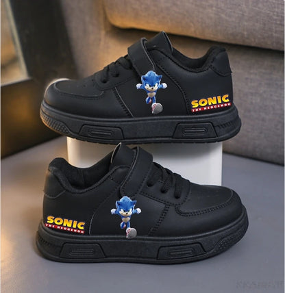 Sonic Students Fashion Casual Shoes Cartoon Anime Print Sneakers Cute Board Shoes Birthday Party Gifts