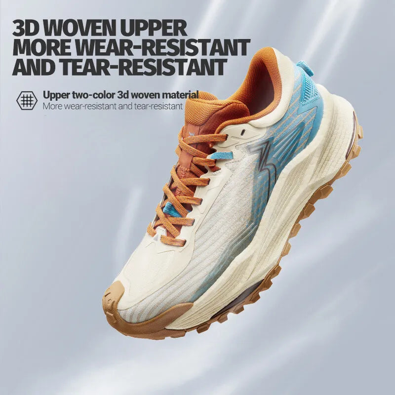 361 Degrees WUXIA 2 Running Shoes, Light Breathable Cushioning, Non-Slip Soft Outdoor Hiking Versatile Sneakers Male 672542201
