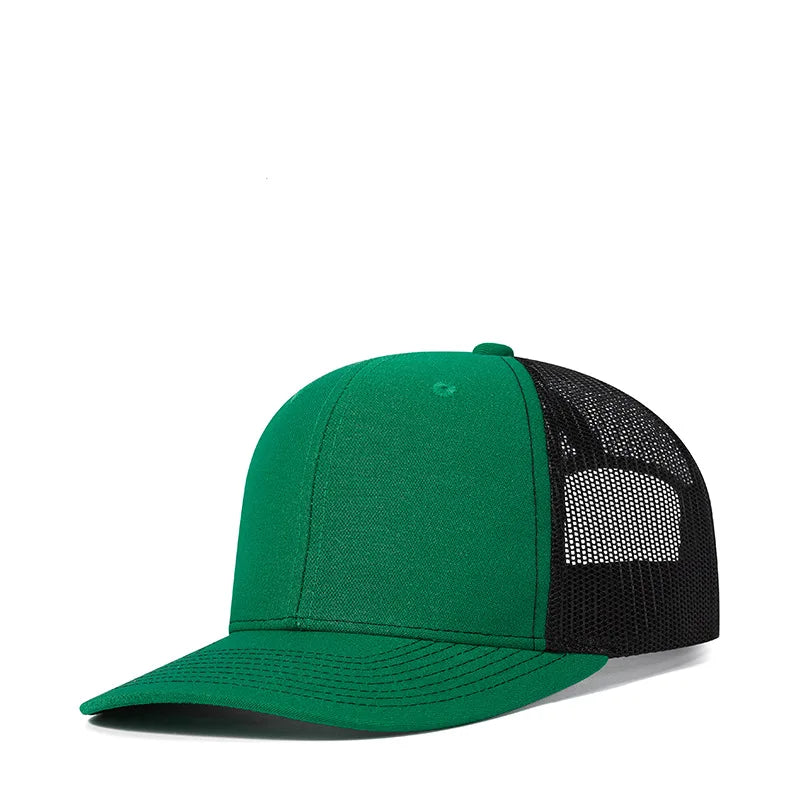 Gorras de camionero de malla en 38 colores para actividades al aire libre, gorras «dad hat» con cierre a presión, gorras de hip hop para hombre y mujer, gorras de béisbol ajustables para niños y niñas