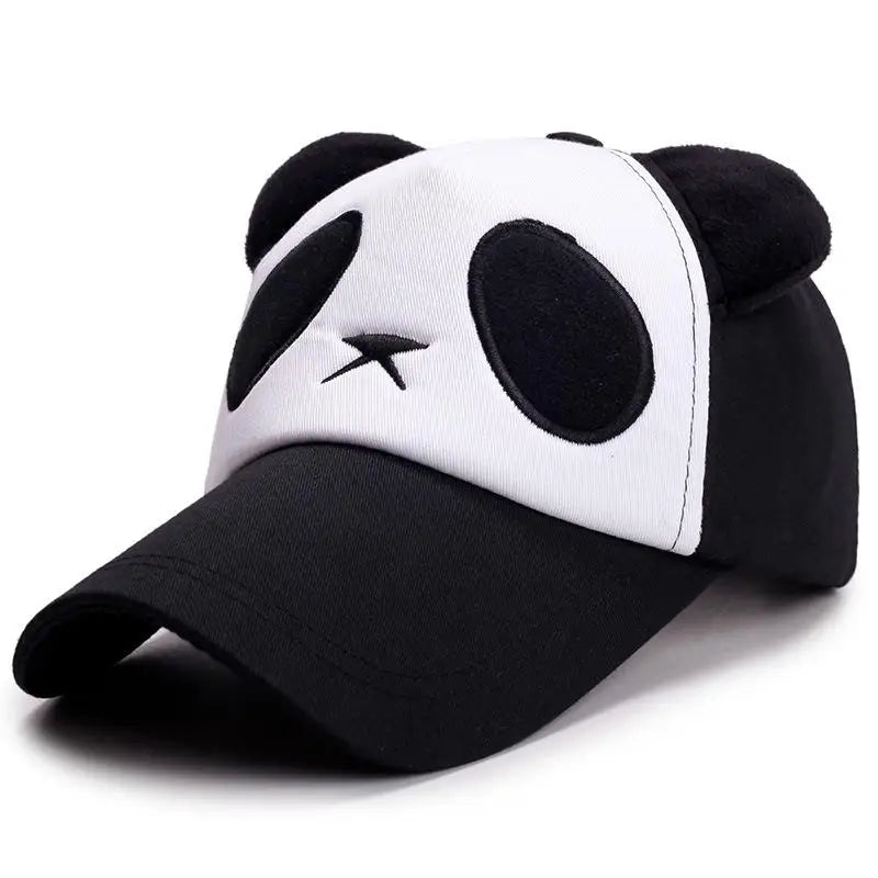 Søde sommer-baseballkasketter med panda-motiv til mænd og kvinder – bomulds-hiphop-snapback-kasketter med solbeskyttelse til drenge og piger – udendørs gorras – dropshipping