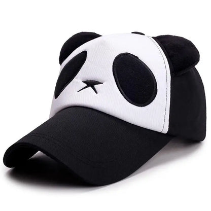 Søde sommer-baseballkasketter med panda-motiv til mænd og kvinder – bomulds-hiphop-snapback-kasketter med solbeskyttelse til drenge og piger – udendørs gorras – dropshipping
