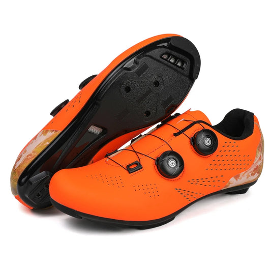 Professioanal Men Road Cycling Sneakers Bike Shoes SPD MTB Sole Flat Racing Speed Trail Mountain Bicycle Footwear Pedal Sports