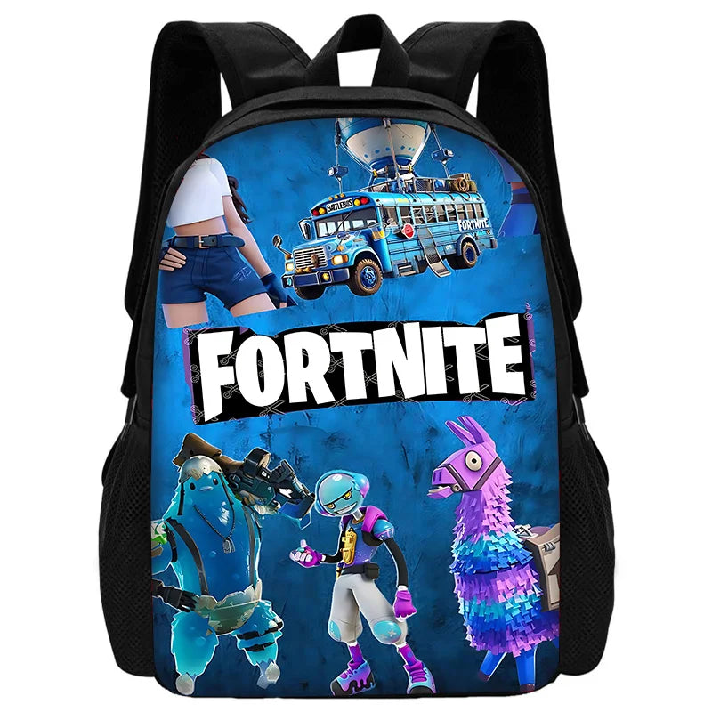 Beliebter FortniteS Schulrucksack für Kinder mit Umhängetasche und Federtaschen – Schultaschen für Jungen und Mädchen, ideales Geschenk