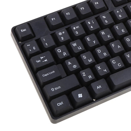 Ergonomic USB PC Computer Keyboard, Russian Keyboard / English Keyboard DropShipping
